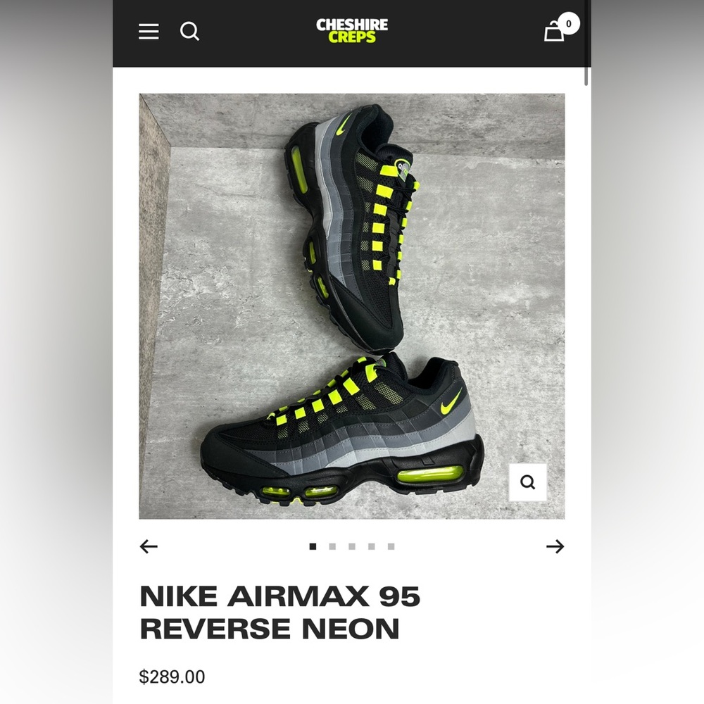 Nike Air Max 95 Black with Neon Accents